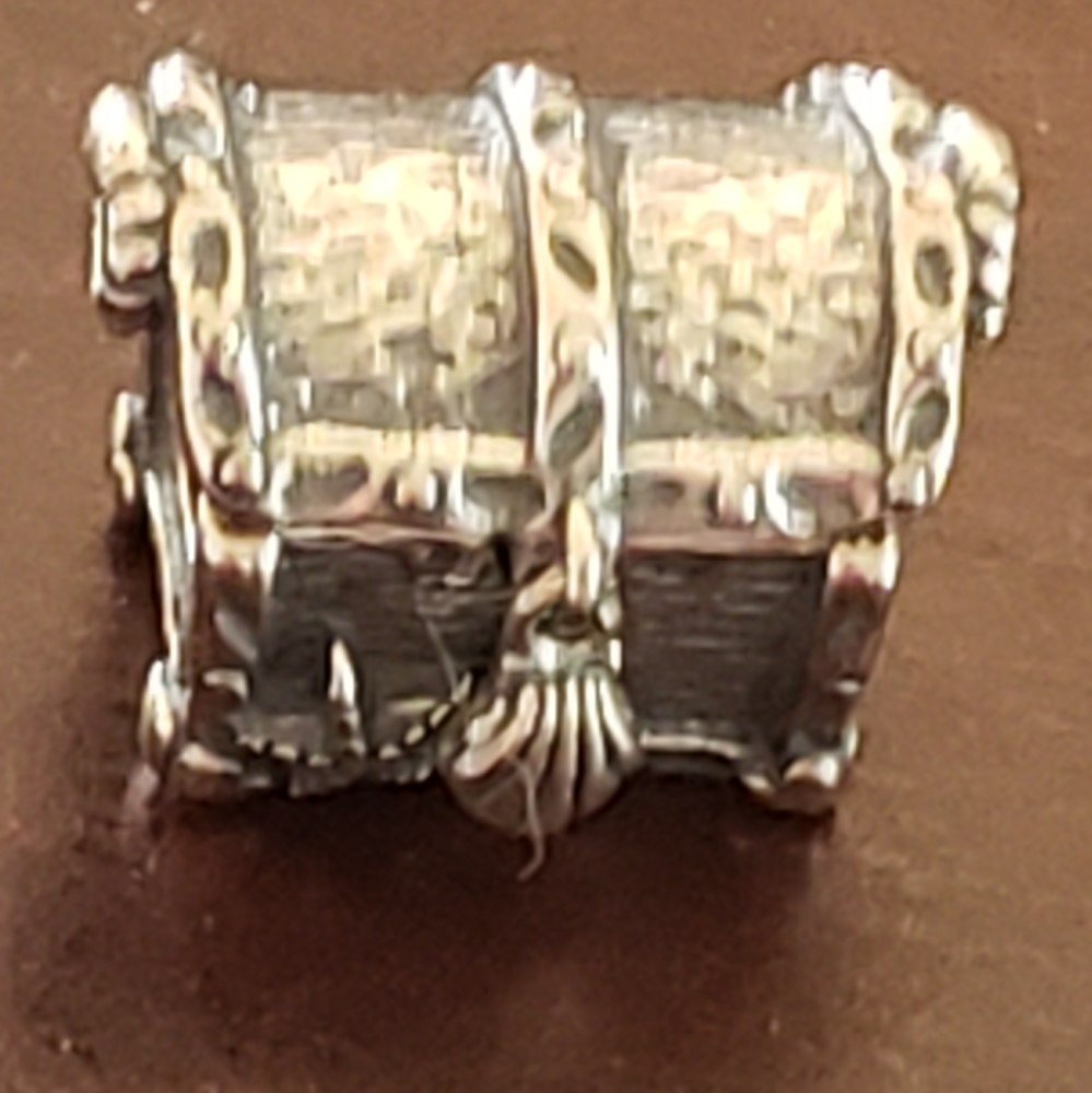 Sterling Silver Treasure Box Charm